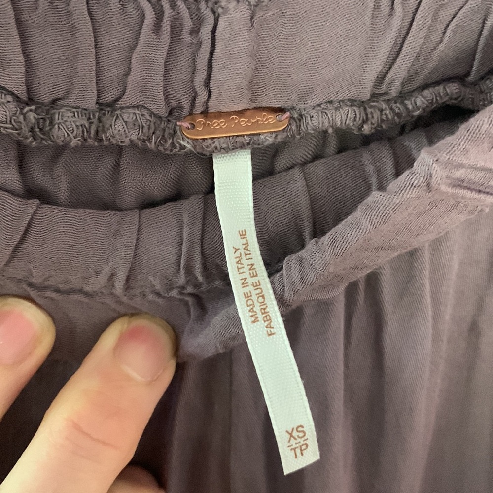 Free People FP purple maxi skirt - Picture 3 of 4